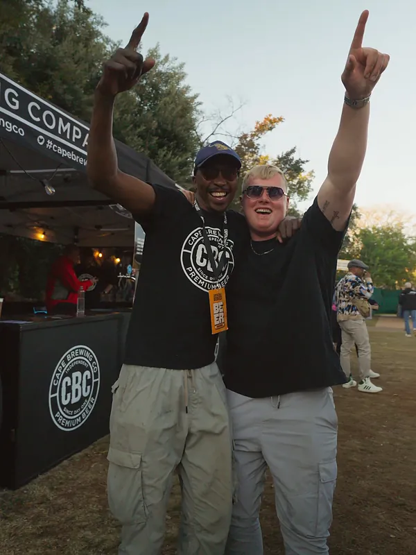 Fans at the CBC stand
