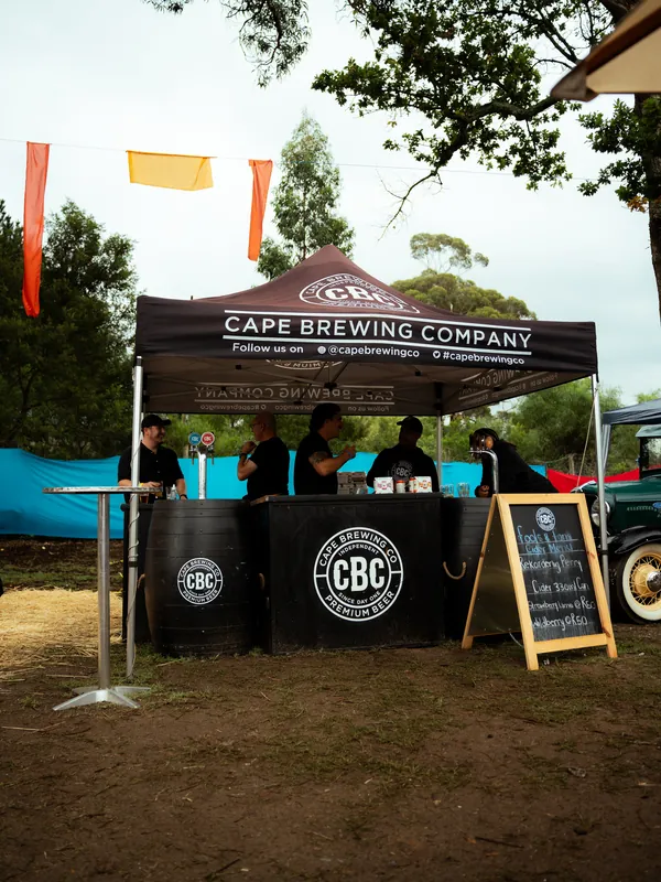 The CBC gazebo at Fools & Fans